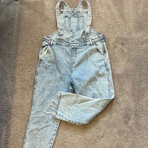 Acid Wash Skinny Denim Jumper